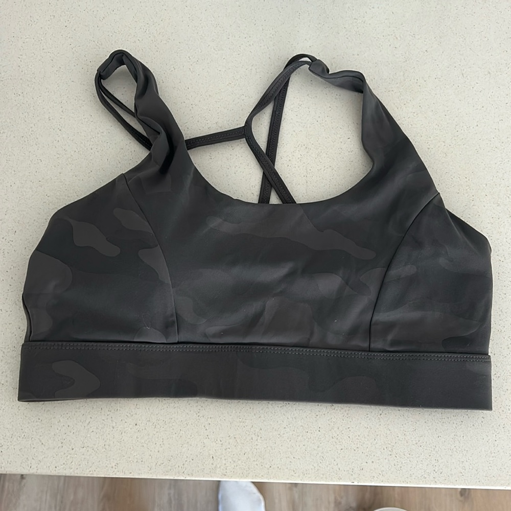 Camo sport bra
